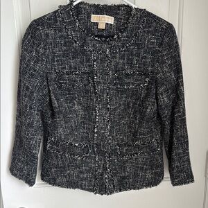 Michael Kors Black Tweed Jacket